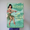 thumbnail image 3 of Placa Metal Vintage ALOHA Pintura Hierro Rectangular Arte Pared Del 30x40cm, 3 of 9