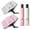White, Pink, variant on 2-Pack Travel Umbrella, Automatic Windproof Compact UV Sun Protection Folding Umbrella for Backpack, Lightweight