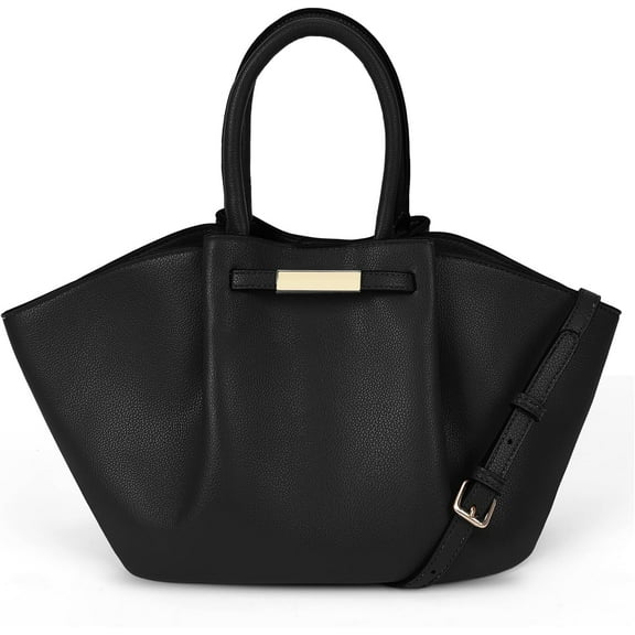 CAILDANL Tote Bag Faux Leather Work Bag for Women Soft Grained Leather Top Handle Bag Trendy Luxury Hobo Handbag Purse