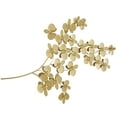 thumbnail image 5 of CosmoLiving by Cosmopolitan Gold Metal Orchid Floral Wall Decor with Stem, 5 of 7
