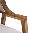 thumbnail image 4 of Christopher Knight Home Mid-Century Modern Wooden Dining Chairs with Cushion, Walnut+Beige, Set of 2, 4 of 11