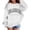 White, variant on Kiijoy Toddler Girls Los Angeles Sweatshirt Casual Sports Crew Neck Pullover, Sizes 3-4