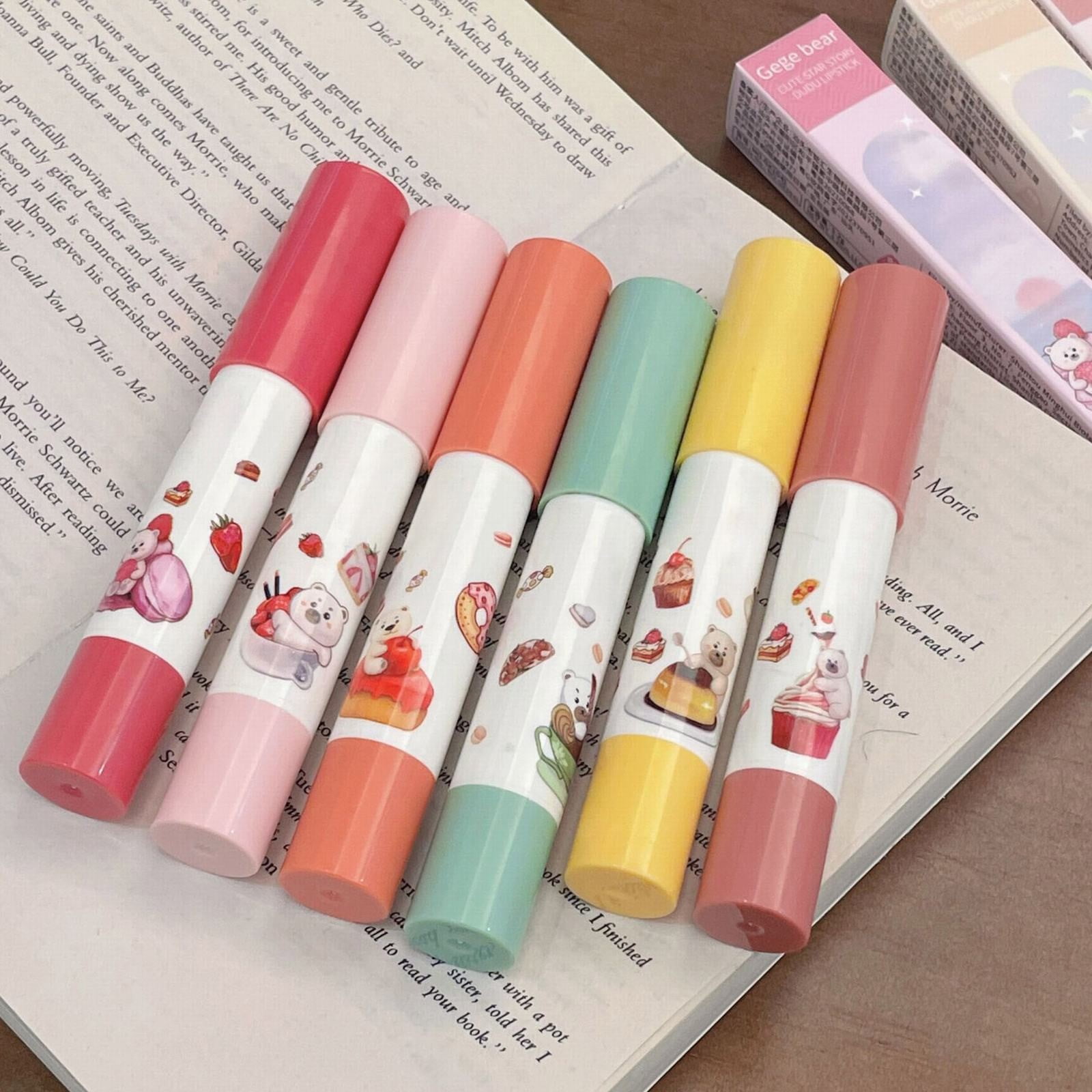HSMQHJWE Lipstick Sealer Silky Lip Glaze Velvet Easy To Color And