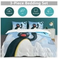 thumbnail image 5 of Pingu Breathable Fabric Comfort Easy Clean Secure Zipper Duvet Cover Sets for Sleeping Use, 5 of 5