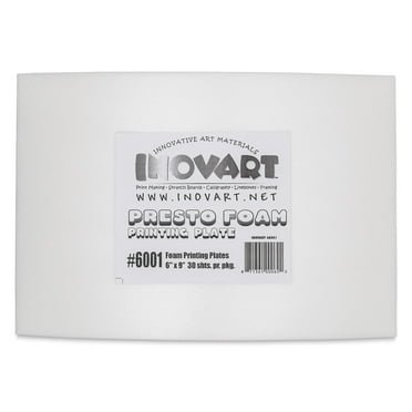 Inovart Printfoam for Block Printing - Pkg of 30, 6" x 9"