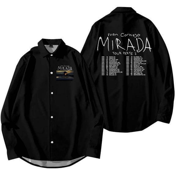 Ivan Cornejo Mirada Tour 2025 Merch Shirt Women Men Long Sleeve Casual Streetwear Fashion Clothes