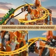 thumbnail image 3 of Juego de construcción de montaña rusa INSOON Western con Mine Train 1270 piezas, 3 of 9