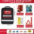 thumbnail image 5 of YILAIRIOU Roadside Emergency Car Kit-Safety Car Kit Car Emergency Kit with Jumper Cables Roadside Assistance Kit, Tow Rope, Safety Hammer, Reflective Warning Triangle,Car Tool Kit, 5 of 6