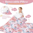 thumbnail image 3 of Pioneer Flower Floral Print Pattern Toddler Nap Mats for Kids Preschool,Sleeping Mat Bag or Kids,Toddler Sleeping Bag,Toddler Nap Mat or Daycare, 3 of 6