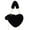 Black, variant on Weloille 1Pcs Fashion Heart Shaped Crossbody Bag for Women Cute Chain Shoulder Handbag with Zip Closure Soft Faux Coin Purse