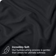 thumbnail image 2 of Bare Home Pillow Sham Set - Premium 1800 Collection - Double Brushed - Euro, Black, 2 of 7