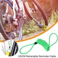 thumbnail image 4 of Meileang Disc Brake Lock Reminder Cable 120CM Retractable Steel Wire Bright Color Motorcycle Mountain Bike Anti-Theft Security Disc Lock Warming Rope Bicycle Accessories, 4 of 8