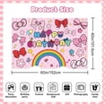 thumbnail image 4 of Lazo kawaii rosa para decoración de fiesta, feliz cumpleaños, 4 of 7