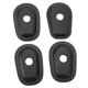 thumbnail image 3 of TKSE Junta Grande, 4 Piezas Junta Grande De Plástico Excelente Sellado Uso Duradero Negro para YZF 600 YZF‑R6 YZF‑R1 YZS 1000 FAZER, 3 of 14