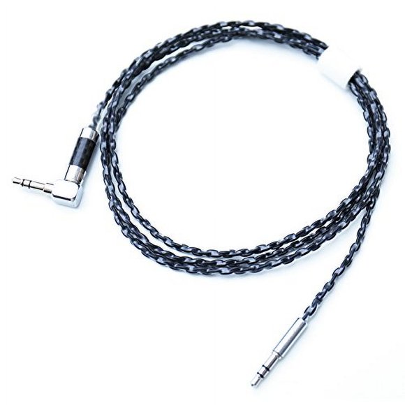 ZY HiFi Cable Écouteurs Mâles 3.5mm vers Mâles 3.5mm Cable ZY-200 Amélioré (Noir)