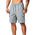 thumbnail image 6 of Mens Cargo Shorts Multi-Pockets Elastic Drawsrting Waist Outdoor Hiking Fihsing Short Pants Dad Gifts, 6 of 8