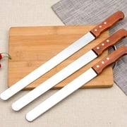 Angfeng 10/12/14 Inch Best Serrated Bread Knife Cake Cutting Knifes Long Slicing Cutter Stainless Steel Loaf Breads Slicer Kitchen Tools(14 inch-B)