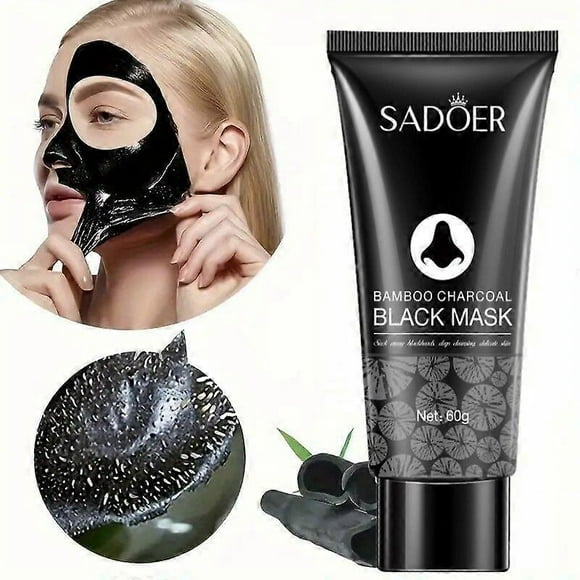 Bamboo Charcoal Black Mask, Bamboo Charcoal Facial Mask - Cleans Pores And Moisturizes The Face, Deeply Cleans The Face