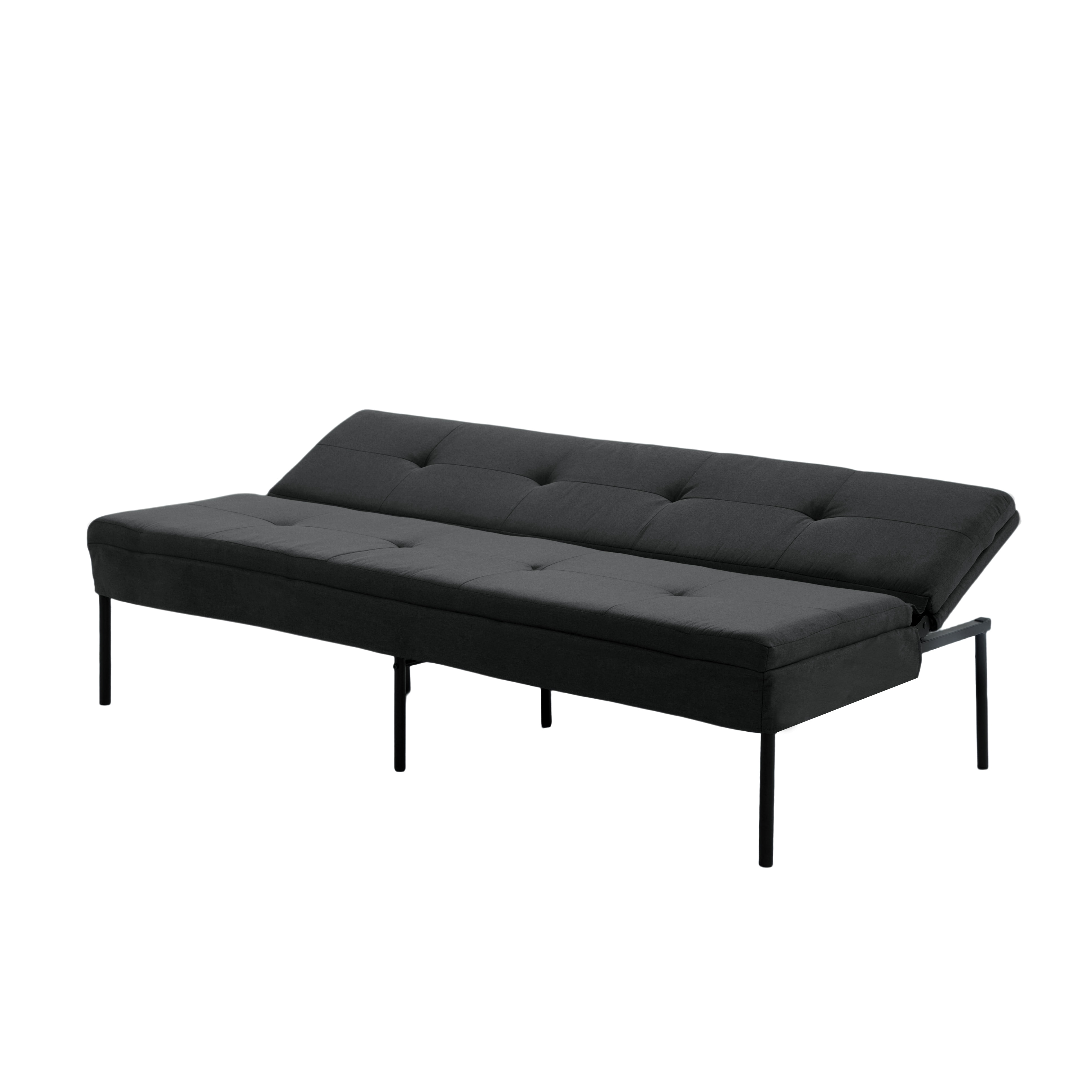 BSHTI 69.88 inch Futon Sleeper Sofa,Upholstered with Polyester Fabric Convertible Sofa,Perfect for Small Spaces,Livingroom