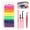 A05 Multicolor, variant on False Eyelash Book Set, Large Capacity, Colored, Full Kit, Individual Clusters, Curling Eyelashes