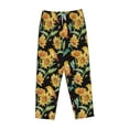 thumbnail image 6 of Fotbe Sunflowers And Bird Women's Pajama Pants,Sleepwear Pants,Pj Bottoms Drawstring And Pockets-X-Large, 6 of 7