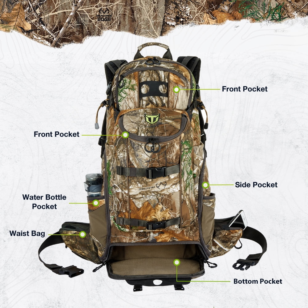 Buy TIDEWE Hunting Pack 3400cu, Silent Frame Hunting Backpack for Bow