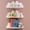A-3 Tier White Cloud Corner Shelf, variant on Solid Wood Cloud Floating Corner Shelves for Nursery, Set of 3 Cloud Shaped Wall Shelf, Cute Corner Shelves Wall Mounted White, Small Display Shelf Nursery Decor for Bedroom, Living Room, Bathroom