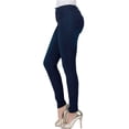 thumbnail image 5 of Jxximdong Leggings for Women Fashion Women's Pure Color High-waisted Straight-barrel Small Feet Jeans Blue L Yoga Pants, 5 of 7