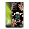 thumbnail image 1 of Head Case Designs Officially Licensed Riverdale South Side Serpents Floral Print Logo Soft Gel Case Compatible with Samsung Galaxy Note20 Ultra / 5G, 1 of 7