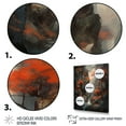 thumbnail image 3 of Designart "Cascading Botanical Trees IV" Tree Floral Wall Art For Bathroom, 3 of 5