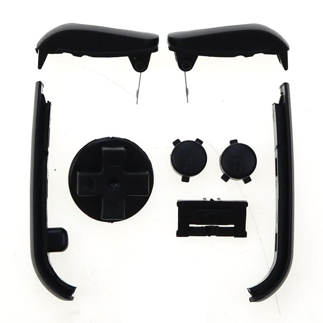 Pour Console Gameboy Advance GBA Remplacement Boutons Multi-Couleurs Claviers L R A B D Pads Boutons Marche/arrêt Noir