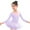 Purple, variant on Dance Leotard for Girls 4-16 Dance Dress Outfit Combo with Skirt Long Sleeve Slimming Ballet Skinny Gymnastics Dancewear, Pink, 7 Years