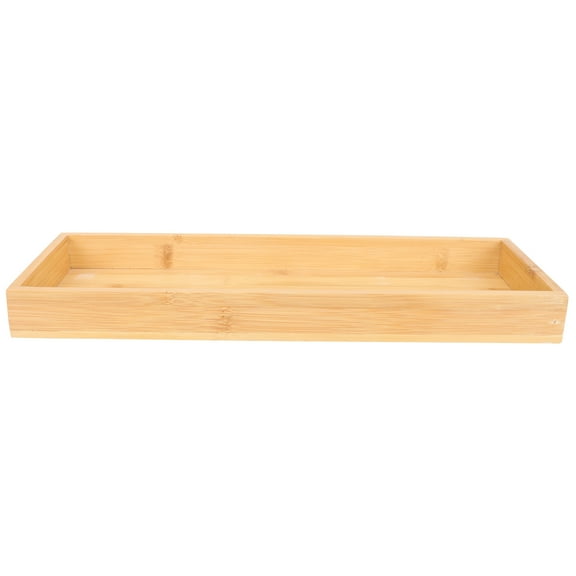 WHAMVOX Bathroom Trays Wooden 1Pack 12.77x4.56x1.18in