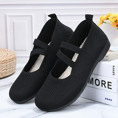

Women s Flower Decor Casual Point Toe Flat Shoes Slip On Shoes Lightweight & Comfortable Shoes