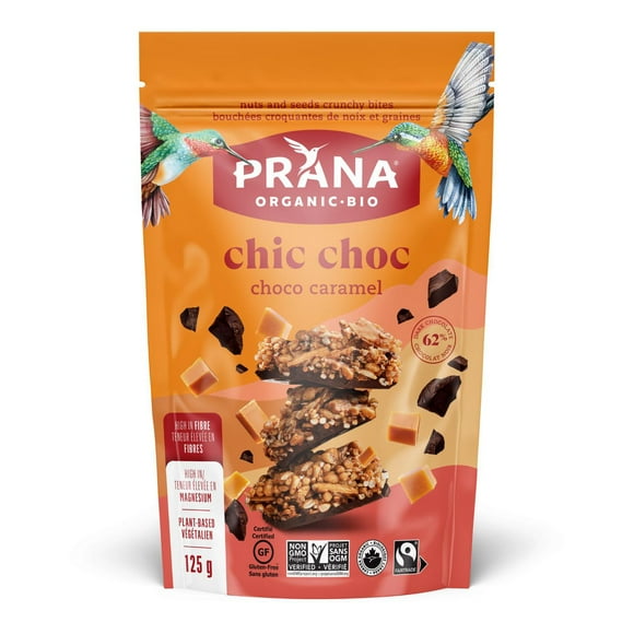 Prana CHIC CHOC Organic Chocolate Caramel Crunchy Bites