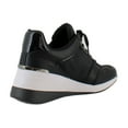thumbnail image 5 of DKNY Kai Women's Fashion Sneakers Black Size 9.5 M, 5 of 8