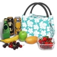 thumbnail image 3 of Fotbe Vintage Floral Bolsa Térmica Portátil con Estampado, Bolsa de Entrega de Alimentos Aislada, Bolsa Reutilizable de Gran Capacidad para Comidas y Supermercado, 3 of 6