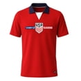 thumbnail image 2 of Icon Sports Official Licensed US Soccer Federation Game Day Shirt Unisex Kids | 319 Red - Youth Small, 2 of 6
