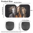 thumbnail image 7 of HUIACONG Three Horses Portrait Foldable Car Windshield Sun Shade for Trucks Vans Car Accessories Keeps Vehicle Cool Sun Visor Protector Sunshade, 7 of 7
