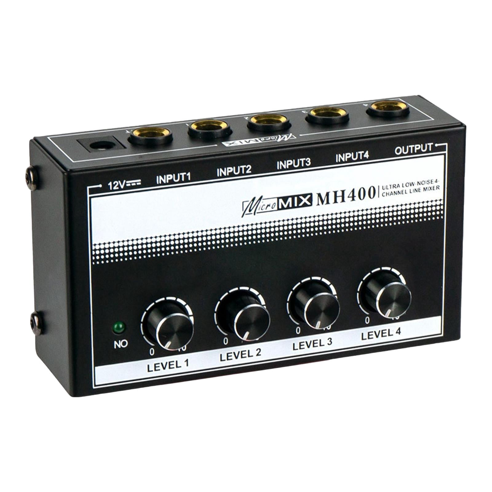 LeeQinersw Sound Mixer Volume Control Audio Sound Mixer for Microphone Keyboards Bass