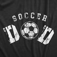 thumbnail image 2 of Mens Soccer Dad T Shirt Funny Cool Fathers Day Gift Soccer Ball Graphic Tee For Guys Graphic Tees, 2 of 3