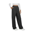 thumbnail image 2 of Women's Sweatpants Wide Leg Sweat Pants Fall Winter Clothes Baggy Elastic Waist Joggers with Pockets, 2 of 8