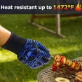 thumbnail image 4 of Guantes Resistentes al Calor para BBQ Recoty, Manoplas de Silicona para Horno de 28 cm, 4 of 7