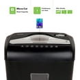 thumbnail image 2 of High-Security 8-Sheet Micro-Cut Paper Credit Card Shredder Black, 2 of 5