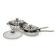 thumbnail image 1 of Bateria De Cocina 7 Piezas Acero Inoxidable Tricapa Colorhome, 1 of 5