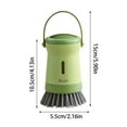 thumbnail image 3 of JGJJUGN Multifunctional Kitchen Liquid Washing Pot Brush - Press & Dispense Silicone Scrubbing Brush for Easy Cleaning, Compact & Refillable Dish Cleaner, Ideal for Home & Dormitory, 3 of 6