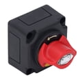 thumbnail image 1 of Battery Power Switch, ABS Copper Easy Operation Battery Isolator Switch Corrosion Resistance Dustproof Stable Performance  For ATV Boat, 1 of 8