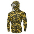 thumbnail image 4 of Hoodies for Women Camouflage Sun Protection Clothing with Mask Long Sleeve Ice Silk Sun Protection Top S, 4 of 7