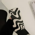 thumbnail image 5 of Black White Striped Swirl Lines Phone Case Compatible with iPhone 11 Pro Max Retro Chic Wave Aesthetic Printing Soft Slim Full Camera Protective Glossy Never Faded Girls Women 11promax Case 6.5", 5 of 9