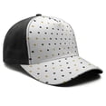 thumbnail image 3 of Design Pattern Baseball Cap – Stylish Spliced Design Adjustable Trucker Hat with Full Print Front & Brim, Breathable Cotton Blend Snapback for Sports, Travel & Daily Wear, 3 of 3